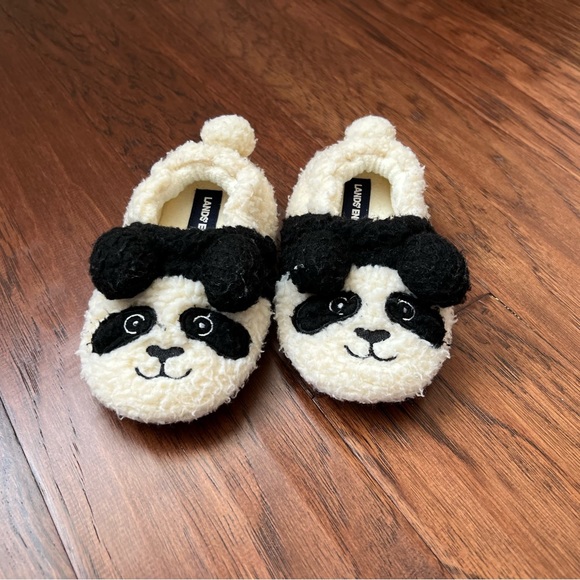 Land’s End Panda slippers. - Picture 2 of 6